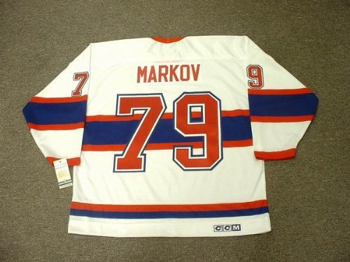 ANDREI MARKOV Montreal Canadiens 1946 CCM Vintage Throwback Home NHL Hockey Jersey