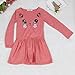 2016 Baby Girls Kids Casual Cat Printed Dresses Children Clothing Princess Dress