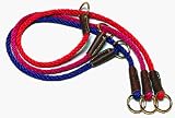 Mendota Braided Slip Collars (Size=Up to 24 inch neck size,Color=Red)