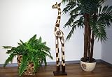 Produkt-Bild: Deko Giraffe aus Indonesien 100cm - hell