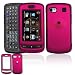 LG Xenon GR500 Cell Phone Hot Pink Rubber Feel Protective Case Faceplate Cover + Free LiveMyLife Wristband