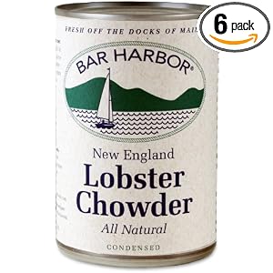 Bar Harbor All Natural Lobster Chowder, 15-Ounce Cans (Pack of 6) by Bar Harbor