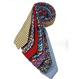 7Piece 100% Pure Silk Ties. Made in England. (112D)RRP£139.99
