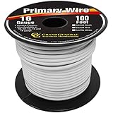 Grand General 55235 White 100' 16-Gauge Primary Wire