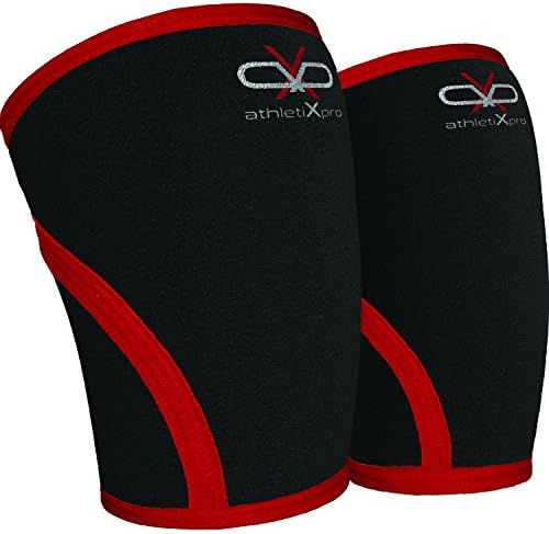 Knee Sleeve Brace (Pair) Superior Support & Compression | Weightlifting & Cardio Sports for Men & Women | Elastic and Durable Neoprene | Reduce Risk of Injury | Pain Relief, Joint Protection