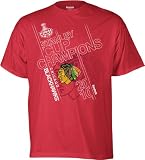 Reebok Chicago Blackhawks 2010 Stanley Cup Champions Roster T-Shirt Medium