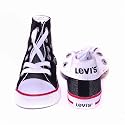 LEVI'S Girls HORSE High/Low Shoes Black Size EU 20 UK 4