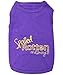 Parisian Pet Dog T-Shirt - Embroidered Spoiled Rotten Dog Clothes - 100% Cotton, Sleeveless Pet Vest - Machine Washable Shirt for Medium-Sized Dogs M