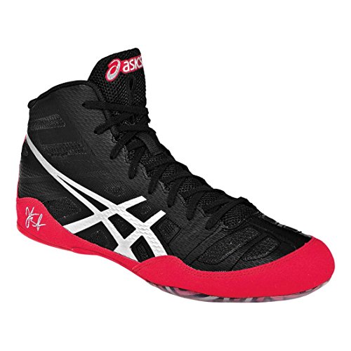 ASICS Men's JB Elite(tm) Black/Silver/Red Sneaker 7 D - Medium,7 M US/38 EU
