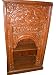 Carved Bookcase Peacock Motif Intricate Carving Furniture
