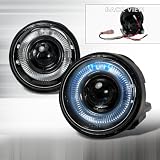 04 05 06 07 08 09 10 Jeep Cherokee Halo Projector Fog Lights - Chrome (Pair) by Atomic