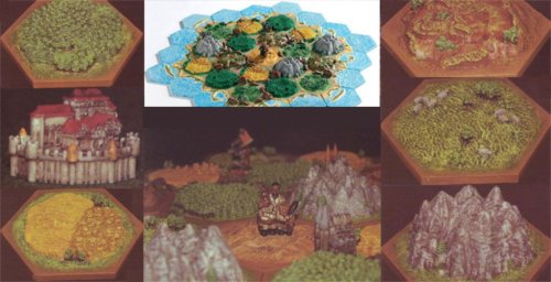 Settlers of Catan 10th Anniversary 3-D Special Edition Treasure Chest Set