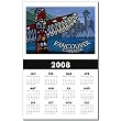 Vancouver 2008 Calendar Picture Painted By Canadian Artist Designer Kim Hunter