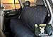 Pet Krewe Pet Car Seat Cover With Seat Anchors for Cars, Trucks, and Suv's - WaterProof & NonSlip Backing (Black)