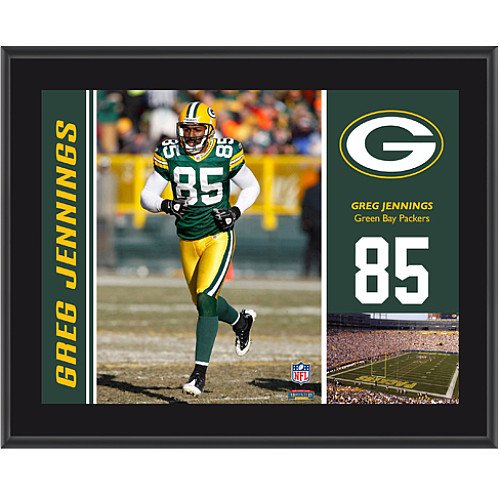 Mounted Memories Green Bay Packers Greg Jennings 10.5 x 13 Sublimated Plaque
