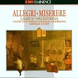 Allegri: Miserere / de Lassus: Missa Bell` Amfirit`altera / Palestrina: Veni sponsa Christi