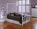 Fashion Bed Group Contour Canopy King Bed with Frame, Matte White