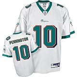 Chad Pennington Miami Dolphins White NFL Replica Jersey