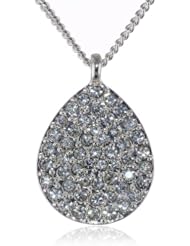 Kenneth Cole New York "Pave Item Boost" Pave Teardrop Pendant Necklace, 19"