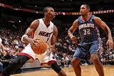 Charlotte Bobcats v Miami Heat: Chris Bosh Photographic Poster Print by Andrew Bernstein, 28x42