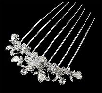 Wedding Bridal Back Comb with Crystal & Rhinestone 150