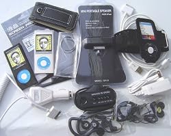 16 items For Ipod Nano 4th Gen Accessory Bundle:Leather case + BK Silicone case + Clear Silicone case + BK Sport Armband + Wireless FM transmitter + USB Mini Speaker + USB Wall Charger + USB Car Charger + USB Data Cable + 2 Clip on earphones + 2X screen protector + crystal hard case + 2straps. Free gift of ipod finder key finder .New and Generic