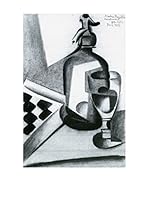 Especial Arte Lienzo Natura morta con sifone - Juan Gris Multicolor