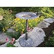 Oakland Living 5065AP Antique Pewter Sunflower Design Aluminum Birdbath