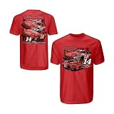 Tony Stewart #14 Nascar Push Tee by Chase Authentics (Red-Black-White)