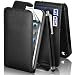 Produkt-Bild: iPhone 4 Tasche schwarz Kunstleder Flip Case f&uuml;r iPhone 4 4S Tasche H&uuml;lle Etui Case ^-^ Ledertasche iPhone 4 4S Schutzh&uuml;lle PLUS Stift, Displayschutzfolie und Reinigungstuch ^-^