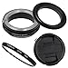 Fotodiox RB2A 58mm Macro Reverse Ring Kit w/ Nikon G & DX Lens Aperture Control, Lens Cap & 52mm UV Protector