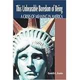 this unbearable boredom of being a crisis of meaning in america