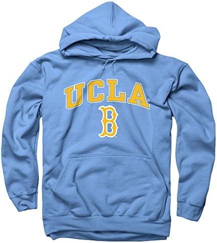 UCLA Bruins Arch with Logo Hooded Sweatshirt (Light Blue, X-Large)