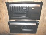 1977-1990 Chevrolet Suburban Right Side Black Replacement Door Panel Complete With Map Pocket replaces OEM