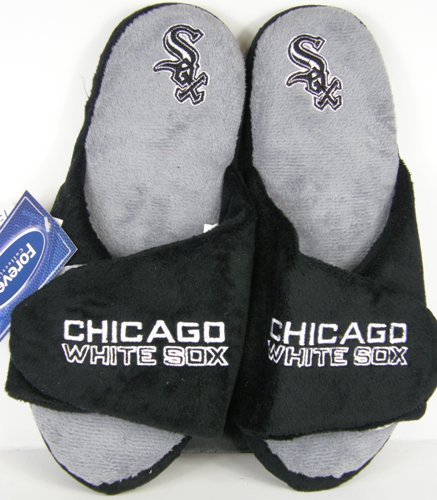 Chicago White Sox 2011 Open Toe Two Tone Hard Sole Slippers - XL