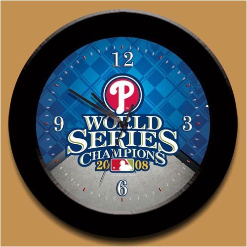 Buy Philadelphia Phillies 2008 World Series Champions 12 Round Wall Clock by Football Fanatics