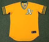 OAKLAND ATHLETICS 1970's Majestic Cooperstown Throwback Home Jersey, MEDIUM