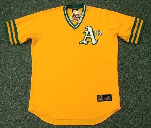 OAKLAND ATHLETICS 1970's Majestic Cooperstown Throwback Home Jersey, XL