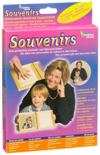 Glorex 68070401 - Hand/Fuss Abdruck mit Rahmen