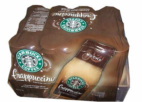 Starbucks Coffee Frappuccino Coffee Drink Mocha, 9.5 Ounce Bottles-(pack of 12)