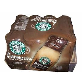 Starbucks Coffee Frappuccino Coffee Drink Mocha, 9.5 Ounce Bottles-(pack of 12)