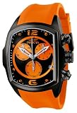 buy cheap price Invicta Mens 6727 Lupah Collection Chronograph Black Ion Plated Orange Rubber Watch