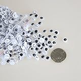 100pcs Sew-on Craft Sew Wiggle/googly Eyes Doll Animal Puppet Optional (8mm)