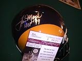 TOM MACK SIGNED AUTOGRAPHED MINI HELMET ST. LOUIS RAMS COA JSA