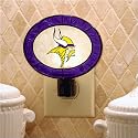 Minnesota Vikings NFL Art Glass Nightlight