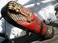 Tutankhamen Sarcophagus CD Cabinet 4 Ft Tall