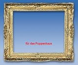 Antik-Bilderrahmen für das Puppenhaus (8x6,7 cm)