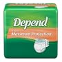 Depend Fitted Maximum Protection Briefs Size Small/Medium Pk/20
