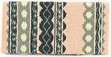 Mayatex Saddle Blanket - Wool The Riverland - Sand and Green