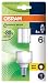 Osram 63120B1 Duluxstar E14 Energiesparlampe in Röhrenform 8W/825, warmweiß